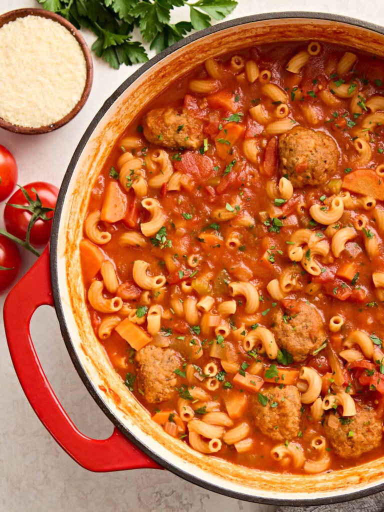 Hearty Meatball Soup