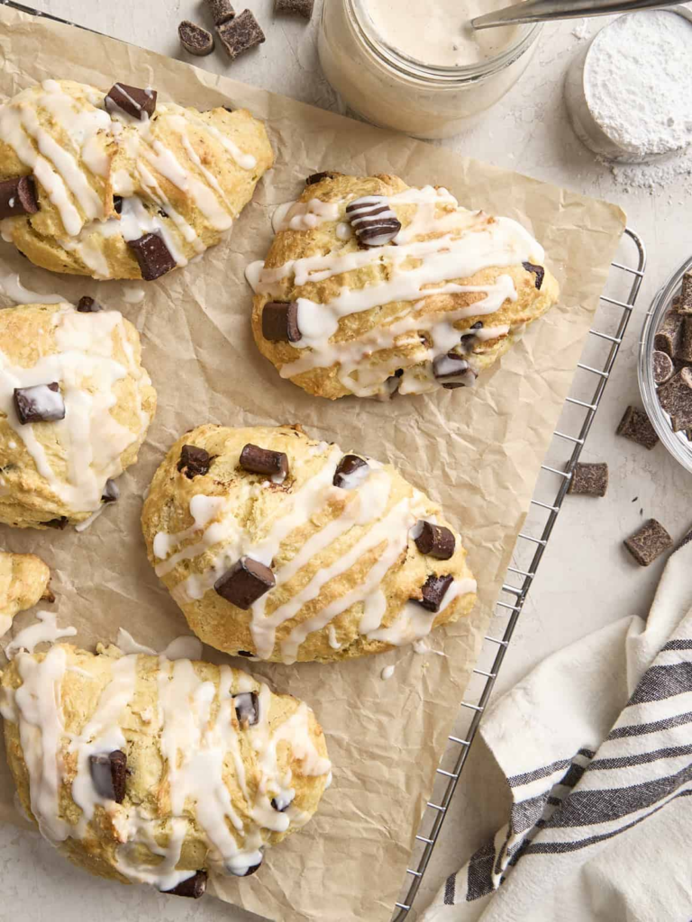 Sourdough Chocolate Chip Scones