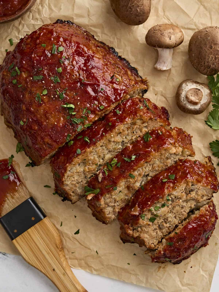 Turkey Mushroom Meatloaf