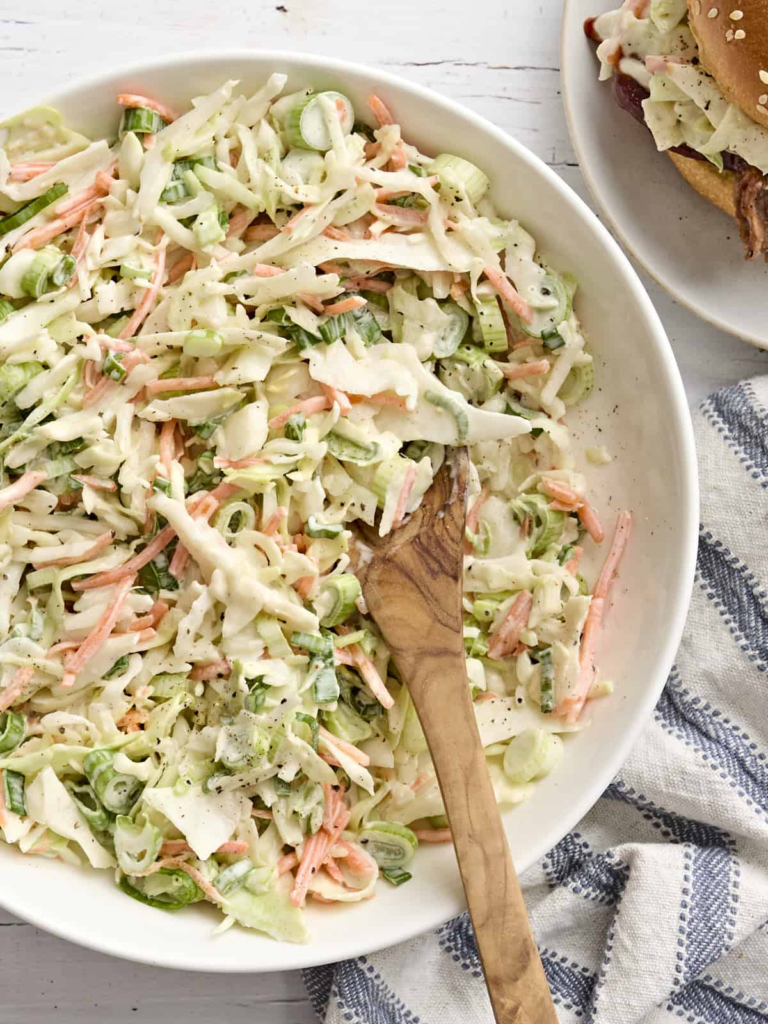 Easy Creamy Coleslaw