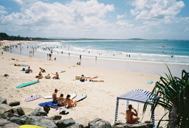 Head-to-toe sustainable beach style