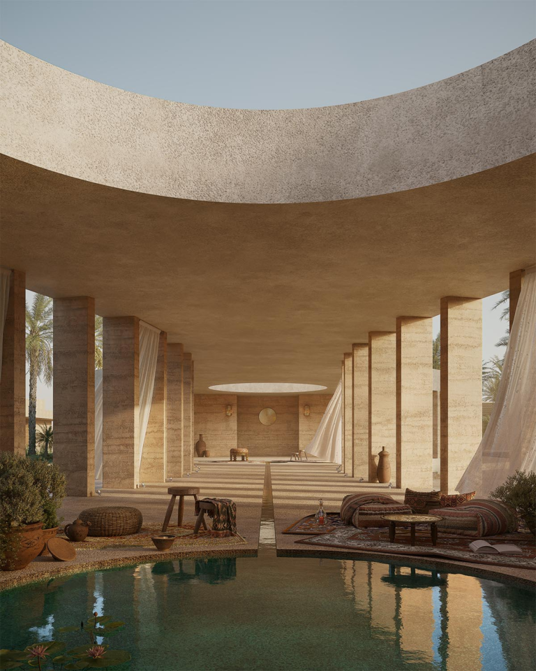 Inca Hernández Brings Liwa Farm Village to Life in Abu Dhabi, Rooted in Desert Heritage