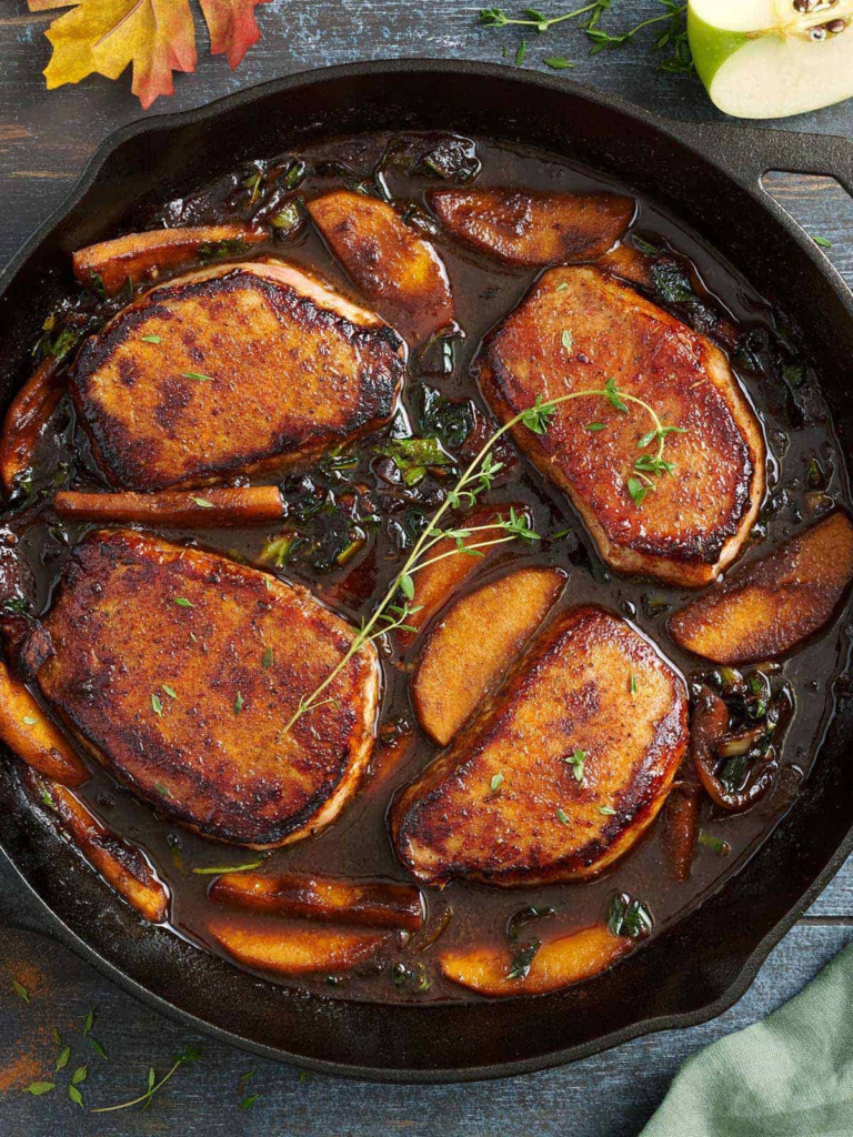 Apple Butter Pork Chops